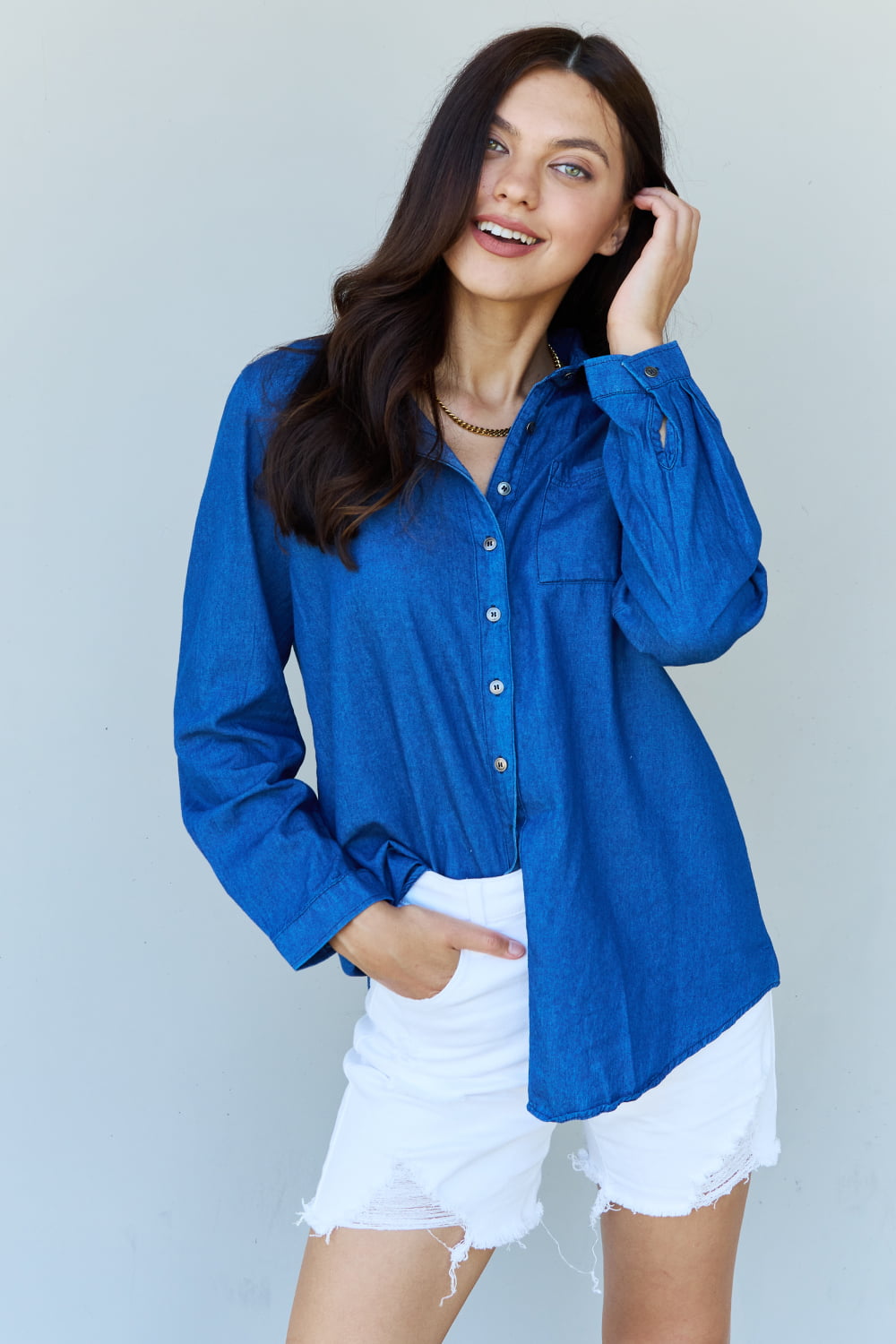 Jean Baby Denim Shirt