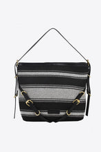 Load image into Gallery viewer, Striped Large Canvas Bag
