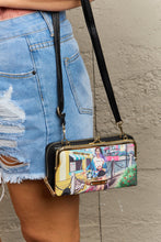 Load image into Gallery viewer, Nicole Lee USA Signature Kiss Lock Crossbody Wallet
