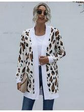 Load image into Gallery viewer, Leopard Open Front Cardigan
