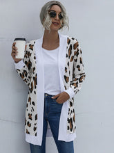 Load image into Gallery viewer, Leopard Open Front Cardigan
