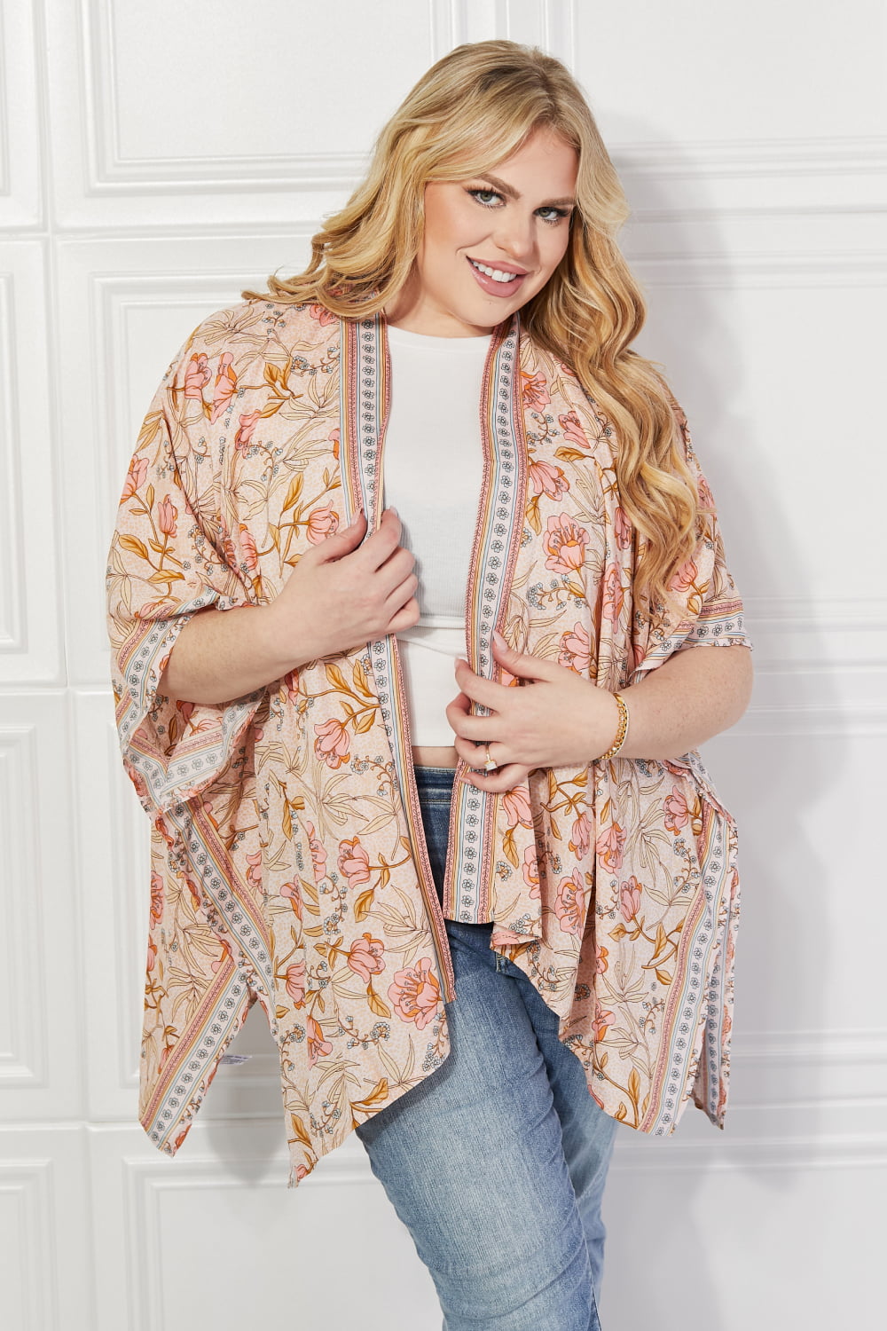 Taylor Floral Leaf Chic Kimono