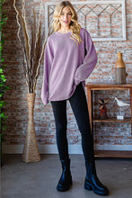 Load image into Gallery viewer, Lilac Drop Shoulder Blouse
