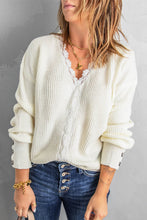 Load image into Gallery viewer, Lacey Rib-Knit Sweater
