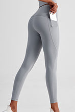 Load image into Gallery viewer, Wide Waistband Sports Leggings with Side Pockets
