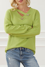 Load image into Gallery viewer, Asymmetrical Neck Sweater
