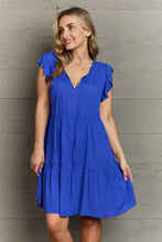 Load image into Gallery viewer, Elegance Peasant Neckline Tiered Dress
