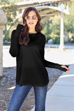 Load image into Gallery viewer, Round Neck Long Sleeve T-Shirt
