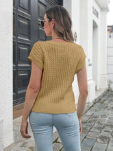 Load image into Gallery viewer, Cable-knit V-Neck Sweater Vest
