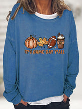 Load image into Gallery viewer, IT&#39;S GAME DAY Y&#39;ALL Graphic Sweatshirt
