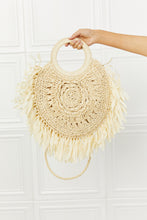 Load image into Gallery viewer, Fame Found My Paradise Straw Handbag
