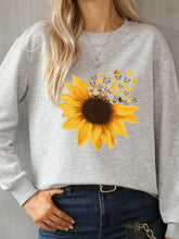 Load image into Gallery viewer, Sunflower Dropped Shoulder Sweatshirt
