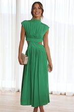 Load image into Gallery viewer, Cutout Mock Neck Sleeveless Dress
