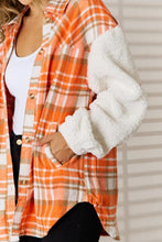 Load image into Gallery viewer, Plaid Collared Button Down Jacket
