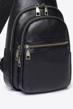 Load image into Gallery viewer, Adored It&#39;s Your Time PU Leather Sling Bag

