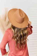 Load image into Gallery viewer, Fame Flat Brim Fedora Fashion Hat

