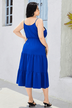 Load image into Gallery viewer, Plus Size Spaghetti Strap Tiered Dress
