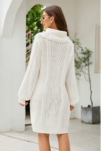Load image into Gallery viewer, Lantern Sleeve Sweater Dress

