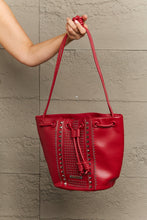 Load image into Gallery viewer, Nicole Lee USA Amy Studded Bucket Bag
