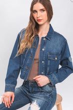 Load image into Gallery viewer, Lovely Cropped Denim Jacket
