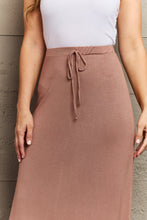 Load image into Gallery viewer, For The Seasons Maxi Skirt in Chocolate
