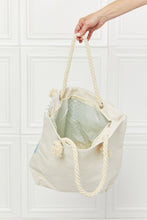 Load image into Gallery viewer, Justin Taylor Picnic Date Tassel Tote Bag
