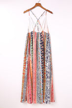 Load image into Gallery viewer, Printed Surplice Spaghetti Strap Dress
