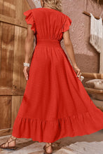 Load image into Gallery viewer, Sarah Flutter Sleeve Dress

