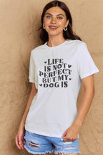 Load image into Gallery viewer, Dog Slogan Graphic Cotton T-Shirt
