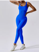 Load image into Gallery viewer, Wide Strap Sleeveless Active Jumpsuit
