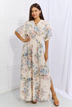 Load image into Gallery viewer, OneTheLand Fine &amp; Elegant Floral Maxi Dress
