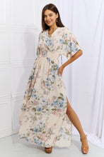 Load image into Gallery viewer, OneTheLand Fine &amp; Elegant Floral Maxi Dress

