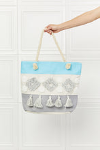 Load image into Gallery viewer, Justin Taylor In The Sand Tassel Tote Bag
