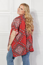 Load image into Gallery viewer, Justin Taylor Paisley Design Kimono in Red
