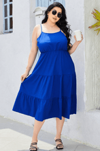 Load image into Gallery viewer, Plus Size Spaghetti Strap Tiered Dress
