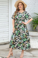Load image into Gallery viewer, Growing In Grace Round Neck Dress
