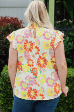 Load image into Gallery viewer, Floral Butterfly Sleeve Blouse
