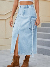 Load image into Gallery viewer, Must Have Denim Skirt
