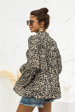 Load image into Gallery viewer, Leopard Smock Top
