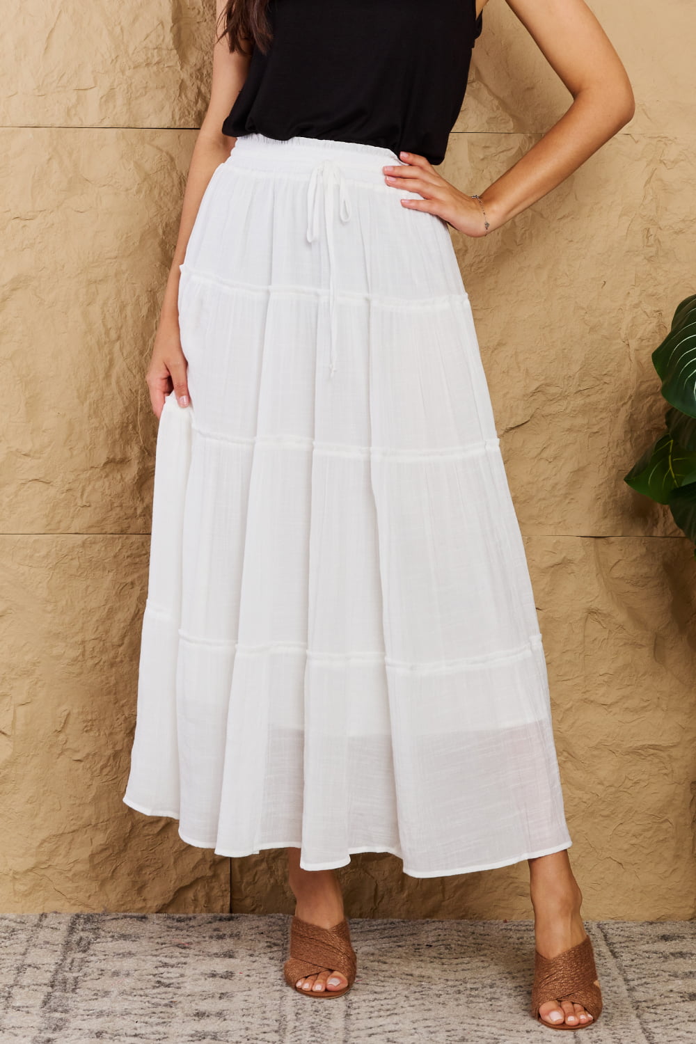 Jen Tiered Maxi Skirt