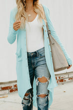 Load image into Gallery viewer, V-Neck Long Sleeve Cardigan with Pocket
