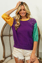 Load image into Gallery viewer, BiBi Color Block Sweater
