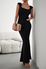 Load image into Gallery viewer, Cap Sleeve Scoop Neck Maxi Dress
