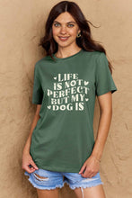 Load image into Gallery viewer, Dog Slogan Graphic Cotton T-Shirt
