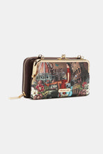 Load image into Gallery viewer, Nicole Lee USA Signature Kiss Lock Crossbody Wallet
