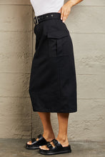 Load image into Gallery viewer, Professional Poise Buckled Midi Skirt
