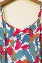 Load image into Gallery viewer, Printed V-Neck Spaghetti Strap Dress
