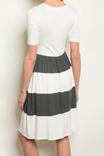 Load image into Gallery viewer, Cole Grey Striped Dress
