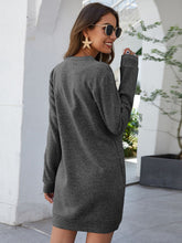 Load image into Gallery viewer, Favor Sweater Dress with Pockets
