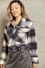 Load image into Gallery viewer, Put In Work  Plaid Shacket
